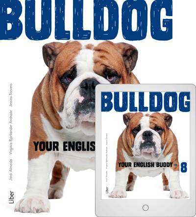 Bulldog - Your English Buddy 8 med Digitalt Övningsmaterial