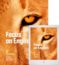 Focus on English 8 Textbook med Digitalt Övningsmaterial