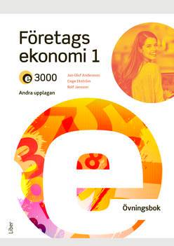 E3000 Företagsekonomi 1 Övningsbok