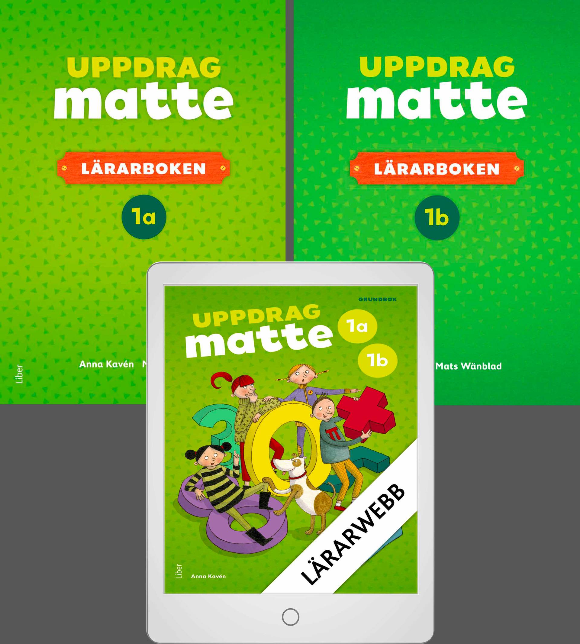 Uppdrag Matte 1 Lärarböcker med Lärarwebb