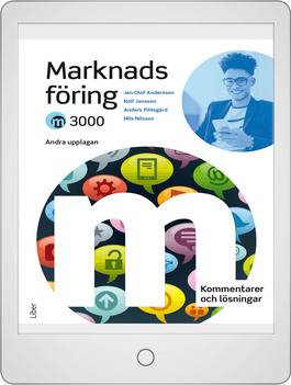 M3000 Marknadsföring Kommentarer och lösningar Onlinebok (12 mån)