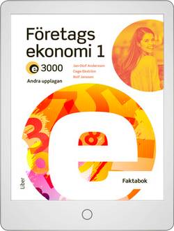 E3000 Företagsekonomi 1 Faktabok Onlinebok