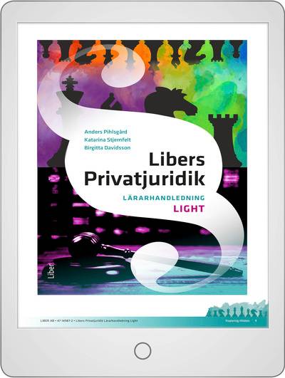 Libers Privatjuridik Lärarhandledning Light (nedladdningsbar)