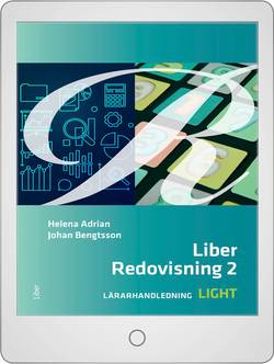 Liber Redovisning 2 Lärarhandledning Light (nedladdningsbar)