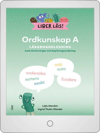 Liber Läs Ordkunskap A Digital (lärarlicens)