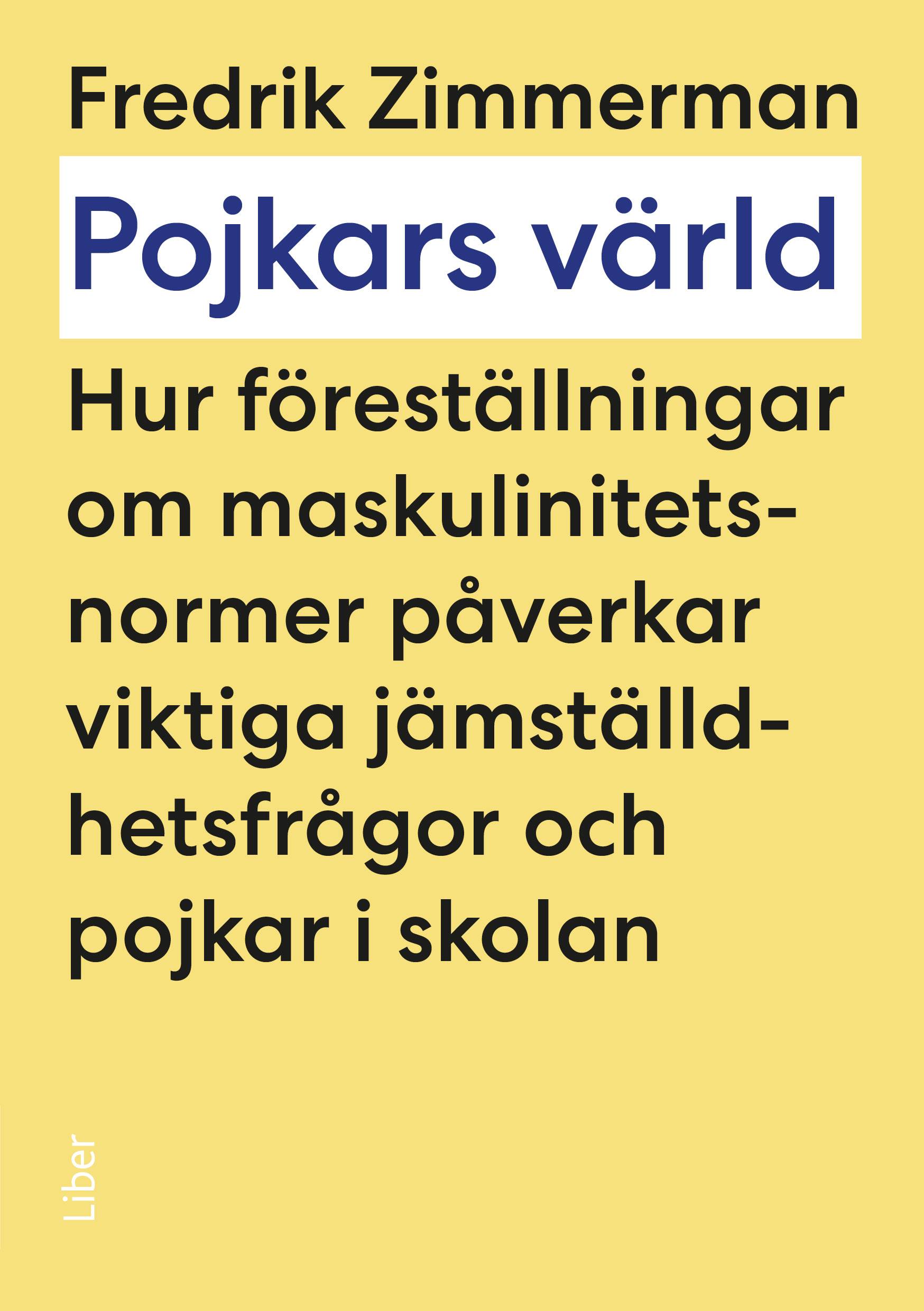 Pojkars värld : hur föreställningar om maskulinitetsnormer påverkar viktiga jämställdhetsfrågor och pojkar i skolan