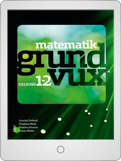 Matematik grundvux delkurs 1 och 2 Onlinebok