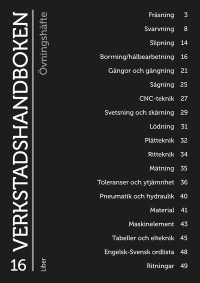 Verkstadshandboken Övningshäfte