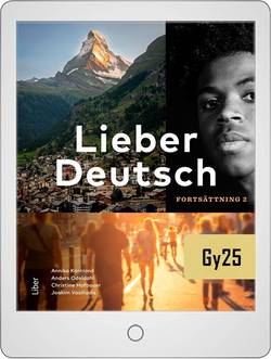 Lieber Deutsch Fortsättning 2 Digital (elevlicens)