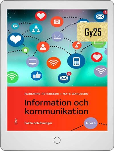 Information och kommunikation nivå 1 Fakta och övningar Onlinebok