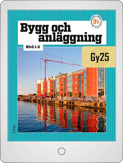 Bygg och anläggning nivå 1-2 Digital (lärarlicens)