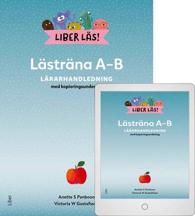 Liber Läs Lästräna A-B Lärarhandledning med Digital (lärarlicens)