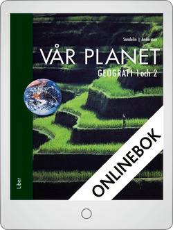 Vår planet 1 och 2 Onlinebok Grupplicens 12 mån