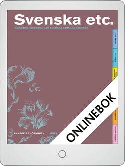 Svenska etc. Onlinebok Grupplicens 12 mån