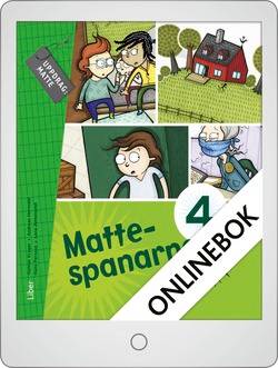 Mattespanarna 4A Grundbok Onlinebok Grupplicens 12 mån