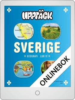 Upptäck Sverige Geografi Grundbok Onlinebok Grupplicens 12 mån