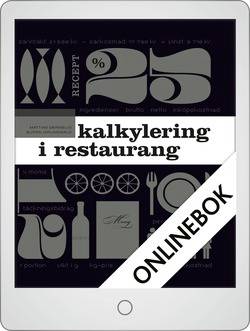 Kalkylering i restaurang Onlinebok Grupplicens 12 mån