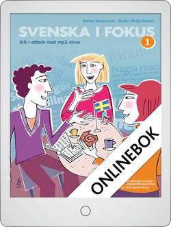 Svenska i fokus 1 Onlinebok Grupplicens 12 mån