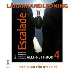 Escalade 4 Lärarhandledning cd