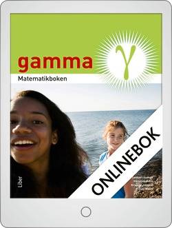 Matematikboken Gamma Grundbok Onlinebok Grupplicens 12 mån