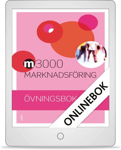 M3000 Marknadsföring Övningsbok Onlinebok (12 mån)
