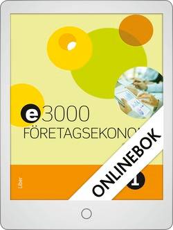 E3000 Företagsekonomi 1 Faktabok Onlinebok Grupplicens 12 mån