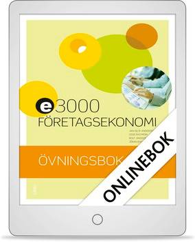 E3000 Företagsekonomi 1 Övningsbok Onlinebok (12 mån)
