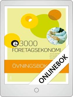 E3000 Företagsekonomi 1 Övningsbok Onlinebok Grupplicens 12 mån