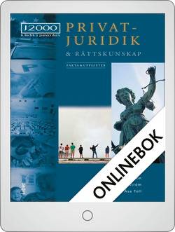 J2000 Privatjuridik och rättskunskap Fakta och uppgifter Onlinebok Grupplicens 12 mån