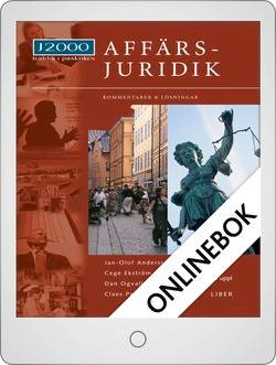 J2000 Affärsjuridik, Kommentarer och lösningar Onlinebok Grupplicens 12 mån