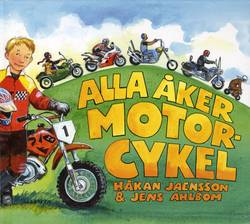 Alla åker motorcykel