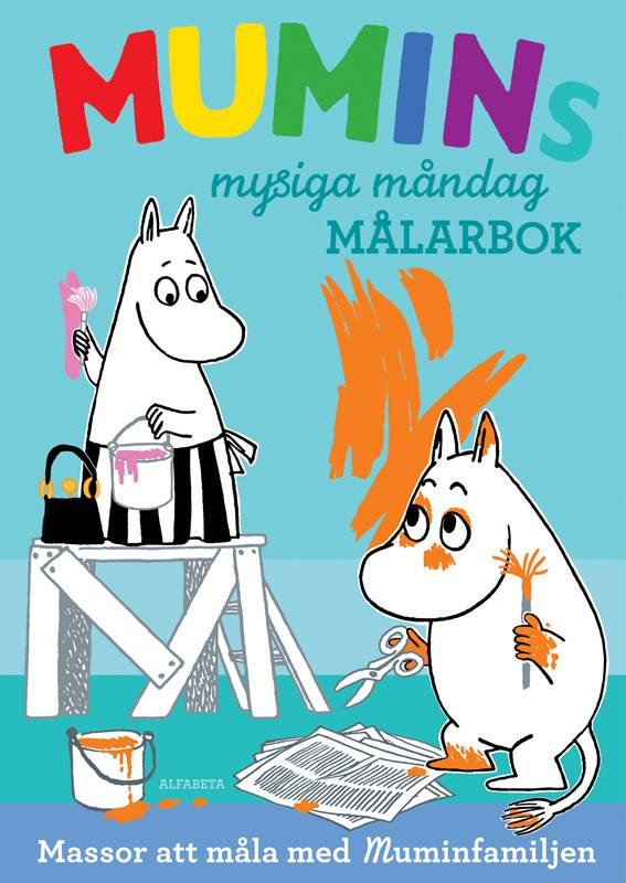 Mumins mysiga måndag : Målarbok