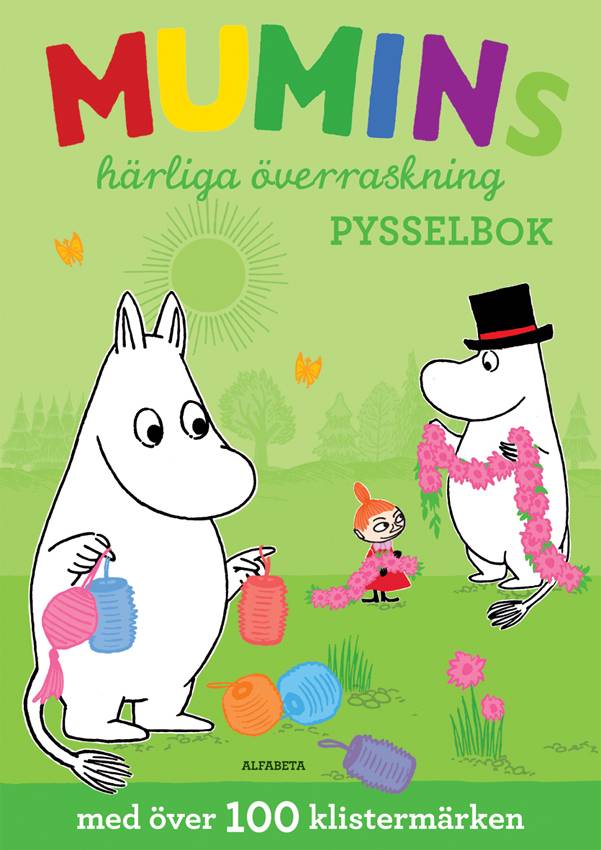 Mumins härliga överraskning - Pysselbok med 100 stickers