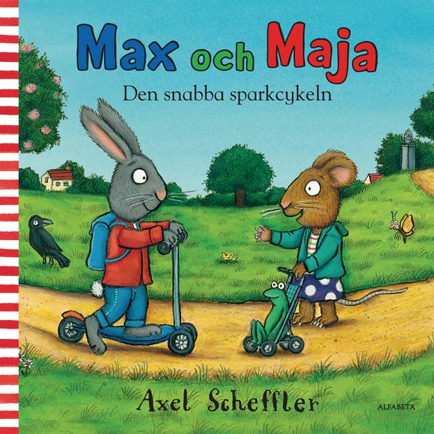 Max och Maja. Den snabba sparkcykeln