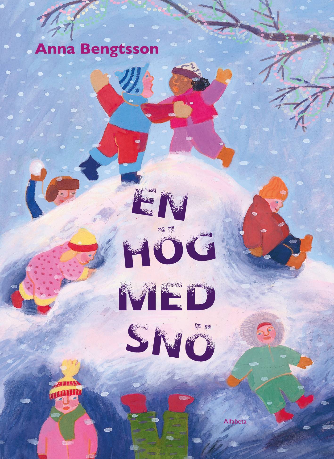 En hög med snö