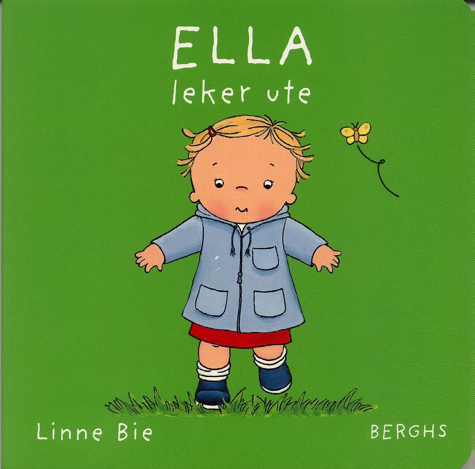 Ella leker ute