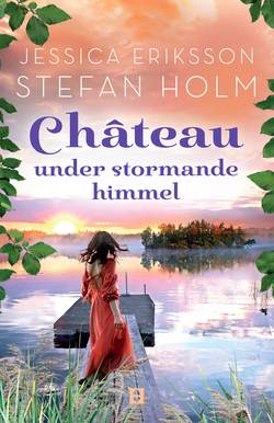 Chateau under stormande himmel