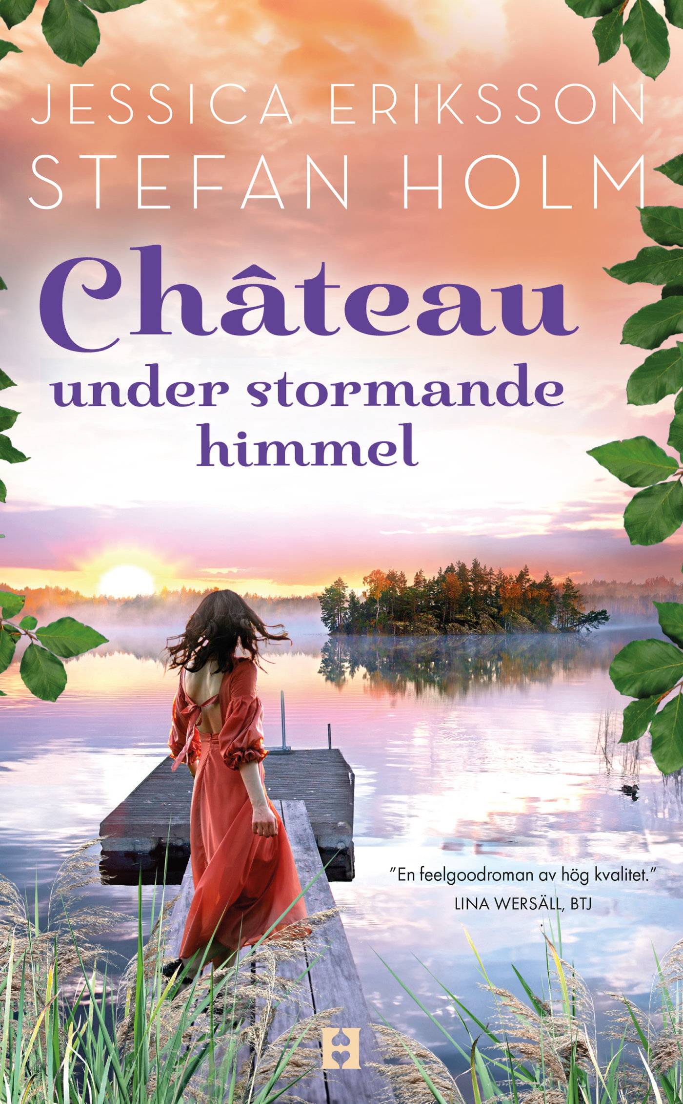 Chateau under stormande himmel