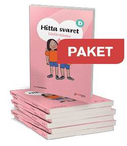 Hitta svaret D - Läsförståelse paket 10 ex