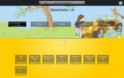 Matte Direkt Safari 1 för interaktiv skrivtavla/projektor (skollicens) 1 år