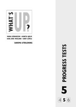 What's Up? 5, Progress tests (5-pack)