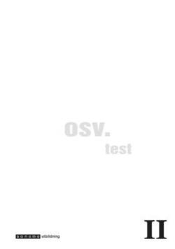 osv. II Test i Svenska åk 8 10-pack