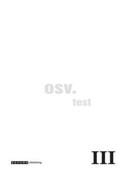 osv. III Test i Svenska åk 9 10-pack