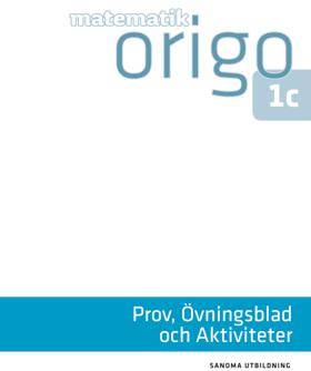 Matematik Origo Prov, övningsblad, aktiviteter 1c (pdf)
