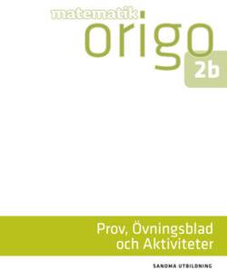 Matematik Origo Prov, övningsblad, aktiviteter 2b (pdf)