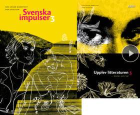 Svenska impulser 3 Elevpaket, 1ex Grundbok + 1ex Upplev