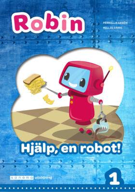 Robin åk 1 Läsebok blå online Hjälp, en robot!