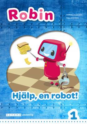 Robin åk 1 Läsebok vit Hjälp, en robot!