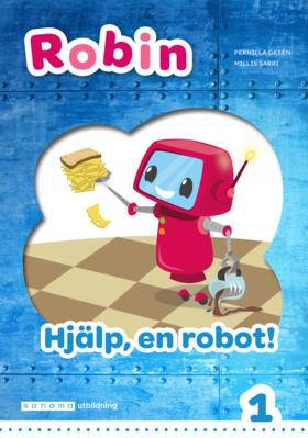 Robin åk 1 Onlinebok vit Hjälp, en robot!