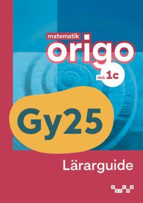 Matematik Origo nivå 1c Lärarguide